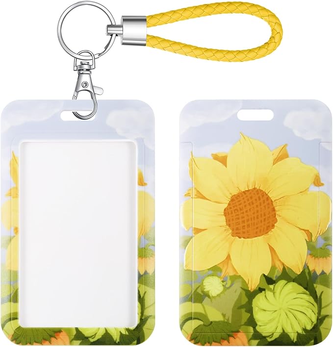 ID Card Badge Holder Key Chain by SHININGEYES