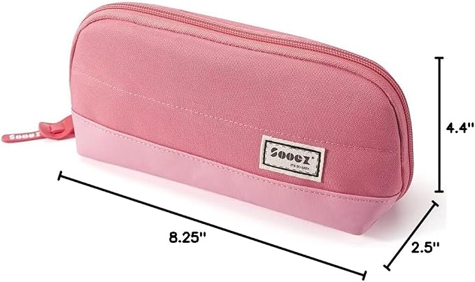 Sooez Wide-Opening Pencil Pen Case, Lightweight & Spacious Pencil Pouch Zipper - Image 6