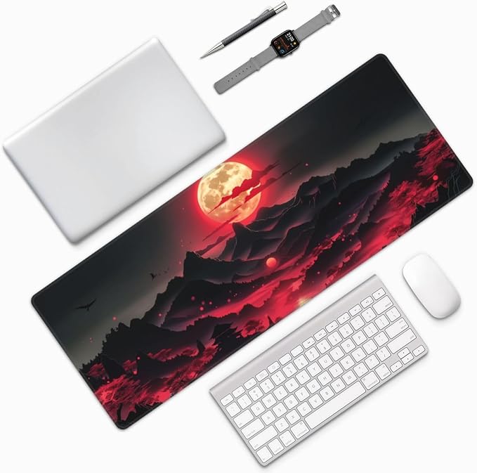 Extended Gaming Mouse Pad, Large Desk Mat XL Anime Mouse Pad Waterproof - Image 9