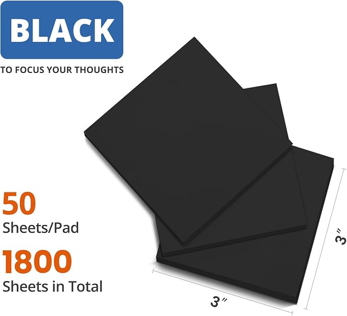 Sticky Notes, 36 Pads, 3x3 Inches Self-Stick Note Pads, and Daily Life - Image 2
