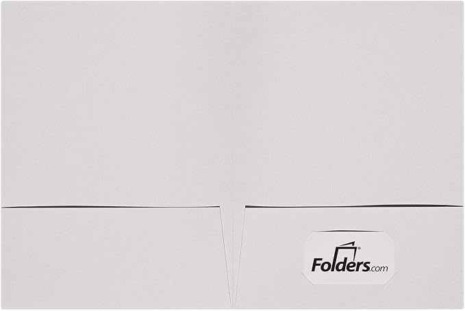 LUXPaper 9" x 12" Tax Return Folders | Two Pocket | Front Card Slit | Natural | - Image 2