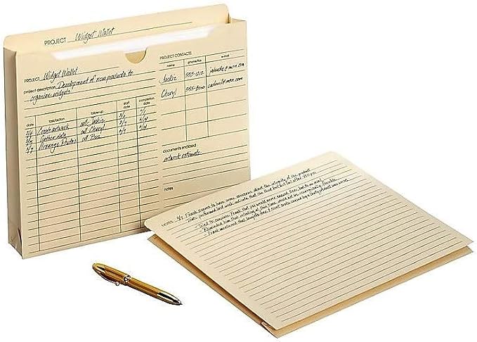 Staples Reinforced Pre‑Printed File Jackets, Letter Size, 2‑Inch Expansion - Image 3