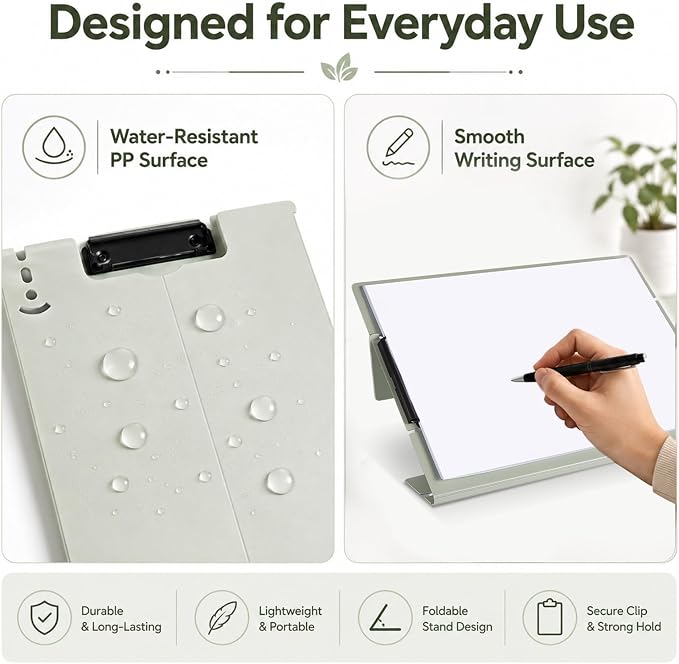 Free Standing Clipboard Foldable and Desktop Document Stand - Image 4