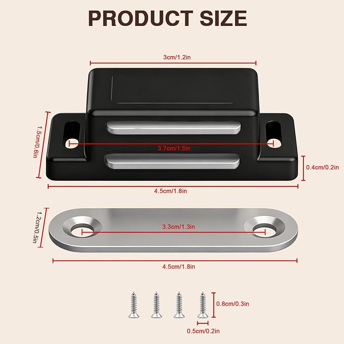 QEDT Cabinet Magnet Latch - Image 3