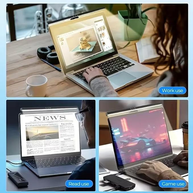 Monitor Light Bar, Computer Monitor Lamp, No Glare Eye-Care LED Screen Bar - Image 2