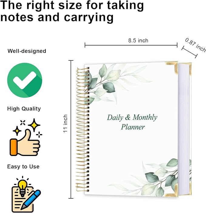 Undated Daily Planner 8.5"x11" - Image 2