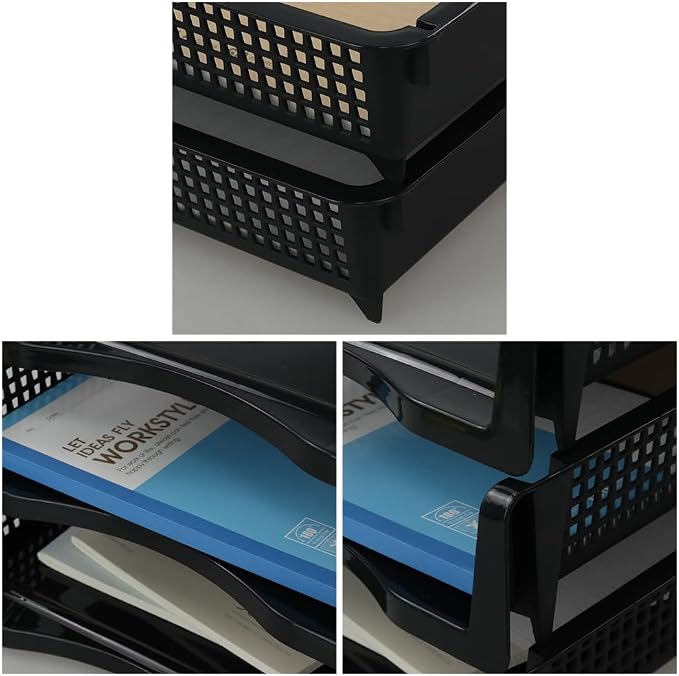 Stackable Paper Tray Set of 6 - Image 7