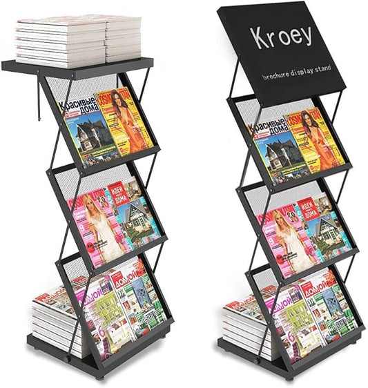 foldable brochure display stand,magazine holder for exhibition and trade show,Office magazine rack-DeskLoop Office
