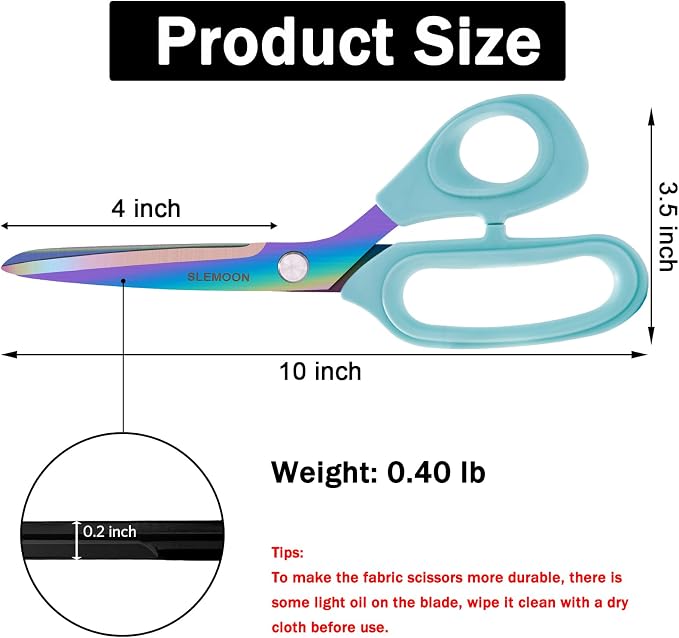 10" Scissors All Purpose, Heavy Duty Scissors - Image 3
