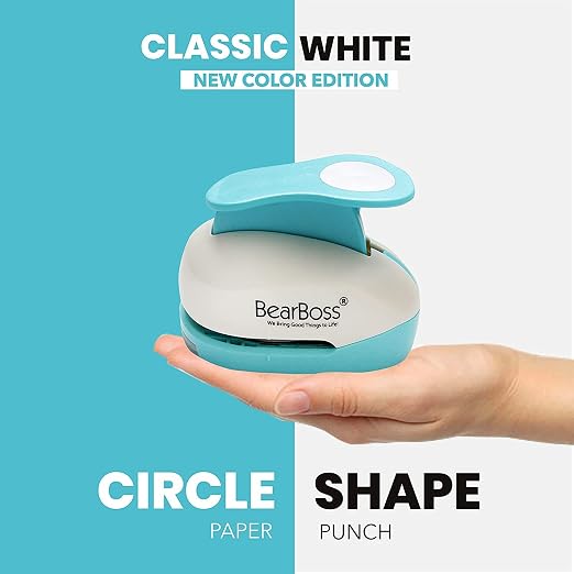 BearBoss 3 Inch Circle Punch, Hole Punch Shapes, Paper Punch Set - Image 3