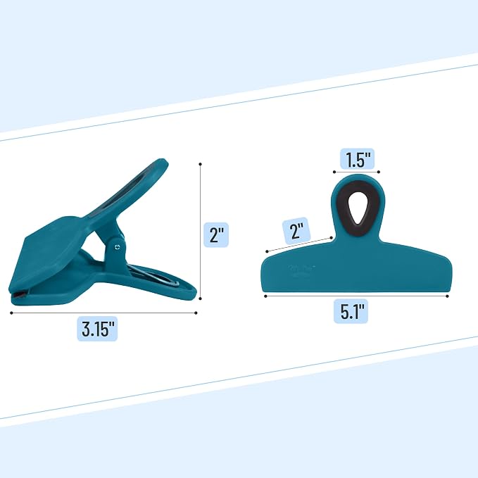 Mr. Pen- Magnetic Bag Clips, 4 Pack, Durable Plastic - Image 3