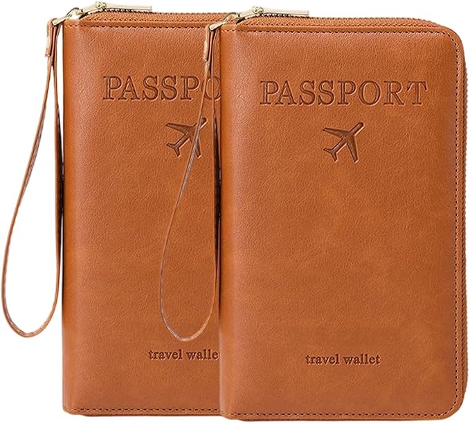 Multi-Functional RFID Passport Wallet, RFID Passport Holder by LECDOA