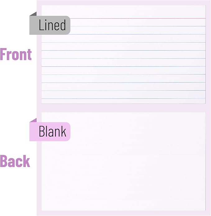 Mr. Pen- Lined Index Cards, 100 Cards, Flash Cards, Note Cards | Index Card - Image 3