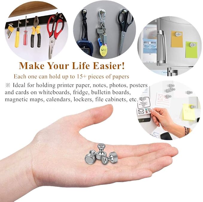 Refrigerator Magnet Push Pin - Image 4