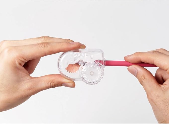 KUTSUWA Hi LiNE T'GAAL Angle Adjustable Pencil Sharpener | Clear, 1 ea. - Image 4
