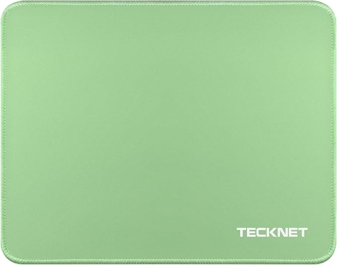TECKNET Mouse Pad with Anti-fray Stitching, Waterproof Surface & Non-Slip by Tecknet