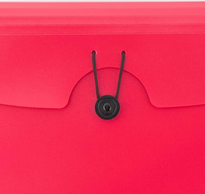 Five Star Expanding File Organizer, 6-Pocket Accordian File Organizer, Bungee - Image 3