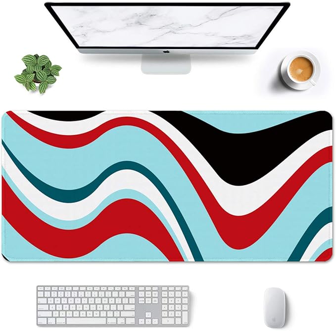Auhoahsil Large Mouse Pad, Full Desk XXL Extended Gaming Mouse Pad 35" X 15" by Auhoahsil