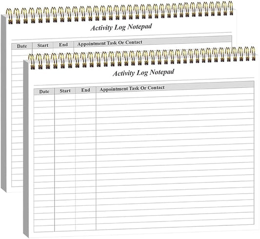 Activity Log Notepad by Getvow