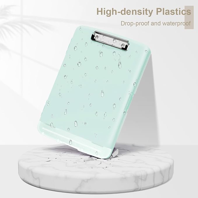 Piasoenc Clipboard with Storage, 8.5 x 11 Organization Box with Pen Holder and - Image 5