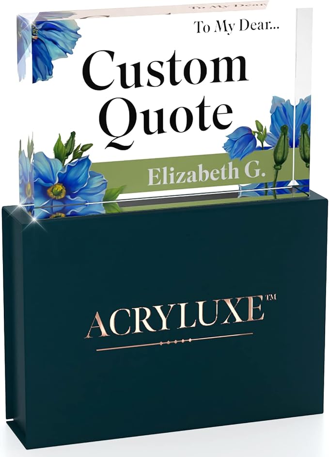 Custom Acrylic Sign Personalized, Custom Desk Name Plate, 18 Styles, by MySignCenter