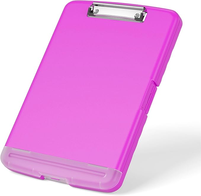 Rimilak Plastic Clipboard with Storage, 8.5 x 11 High Capacity Folio Nursing by Rimilak
