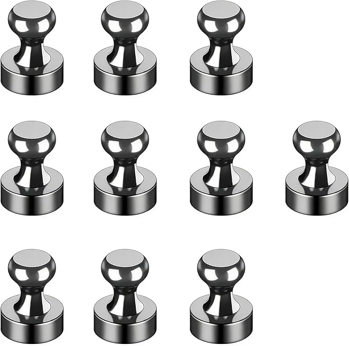 Strong Fridge Magnets, 12 x 16mm, Heavy Duty Magnetic Push Pins by honsing