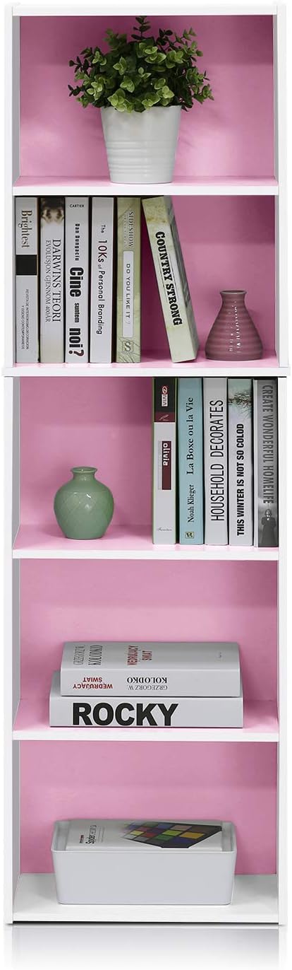 Furinno LUDER Book Shelf, 5-Tier Bookshelf, Bookcase - Image 5