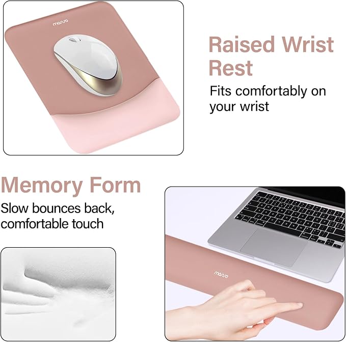 MOSISO Keyboard Mouse Pad Set, Large Gaming Mouse Pad&Rectangular Keyboard - Image 5