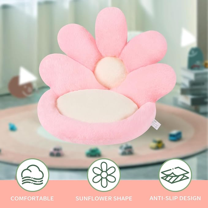 Ditucu Flower Shape Chair Pillow Cute Seat Cushion 19 inch Comfy Lazy Sofa - Image 8