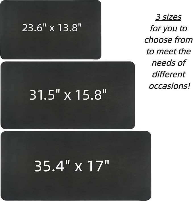 Desk Pad Mat PU Leather Non-Slip Water-Resistant Desk Matt - Image 2