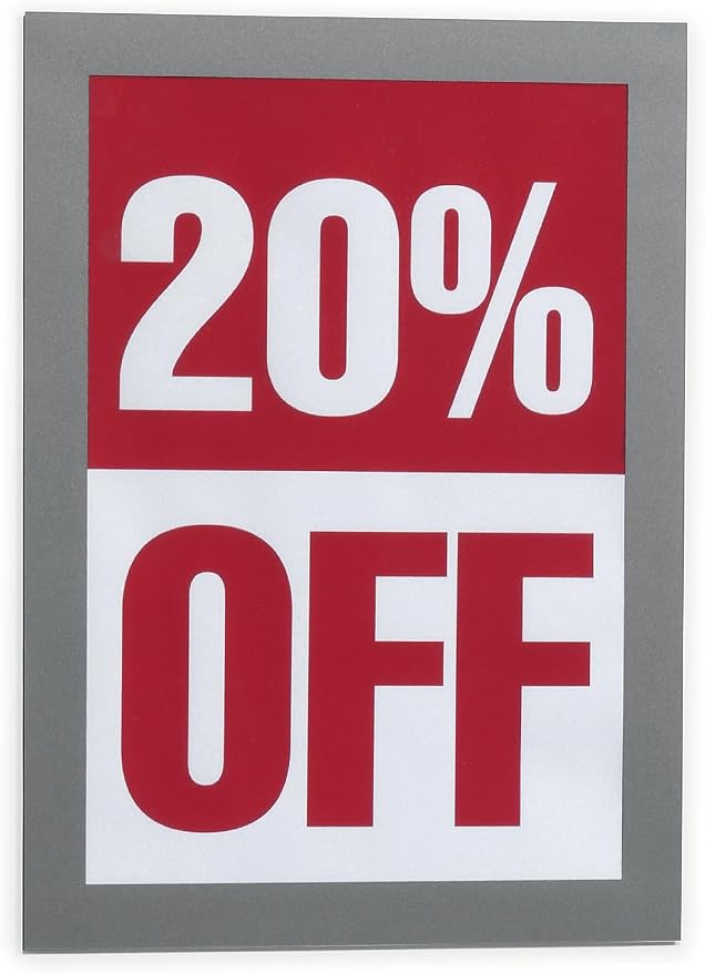 Durable Duraframe Self Adhesive Magnetic Sign Holder in Half Letter-Size 5.5" x by DURABLEOfficeProducts