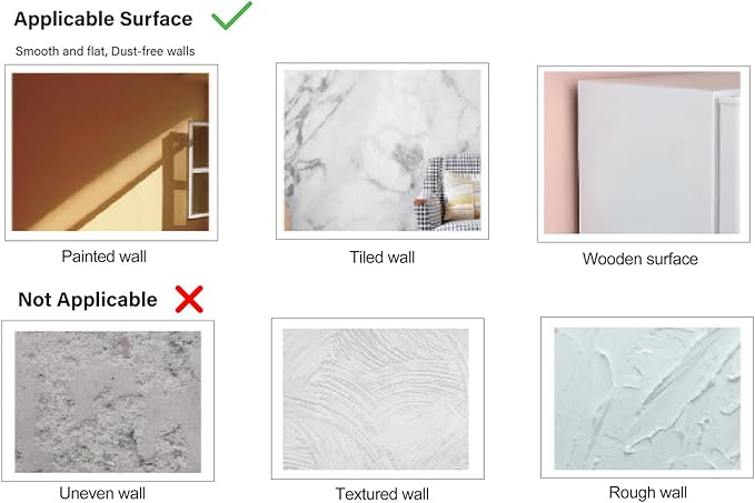 Large Cork Board for Wall with Pins, 36" x 24" Bulletin Board Self-Adhesive Pin Board | Customized 6 Packs Felt Tiles for Office Home Wall Decor, Light Gray