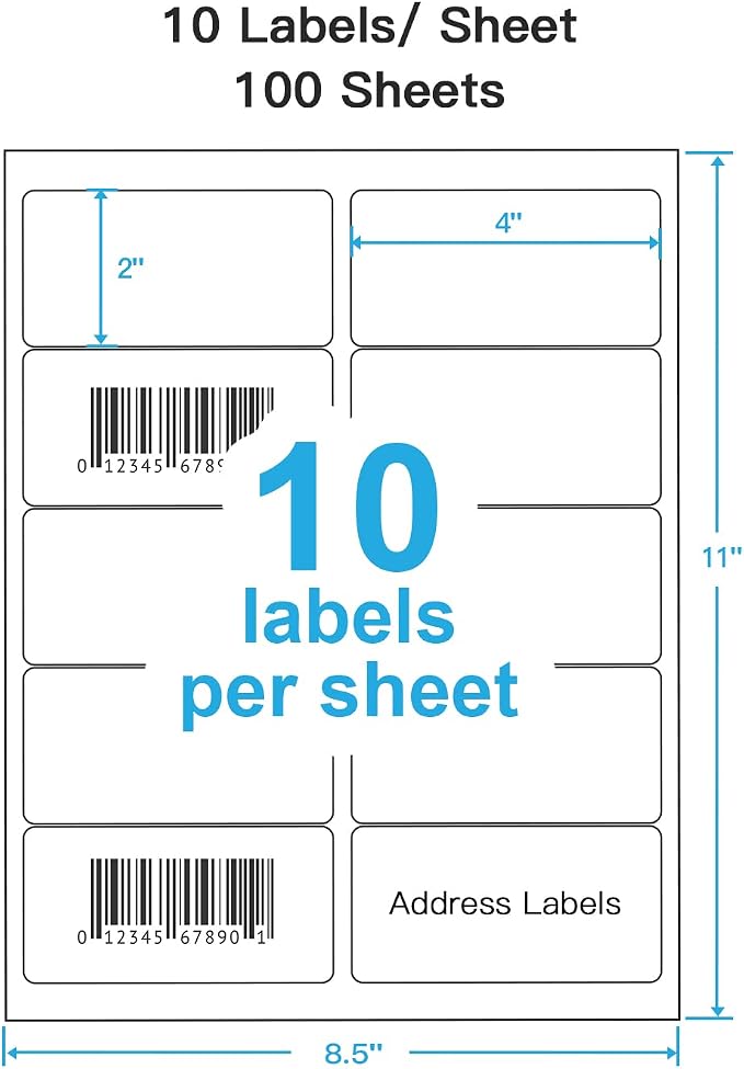 Shipping Address Labels, Mailing Labels - Image 2