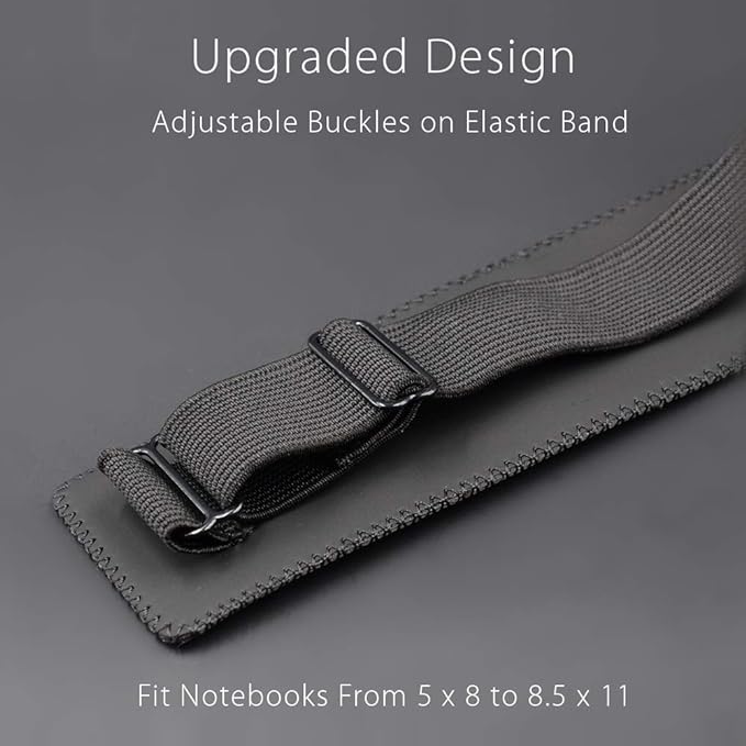 Adjustable Elastic Band Pen Holder, Pencil Holder, Pen Sleeve Pouch - Image 2
