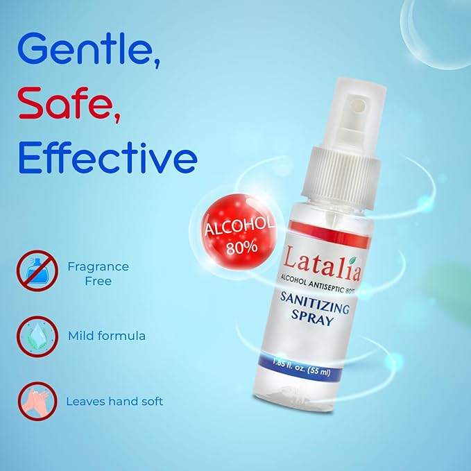 Hand Sanitizer Spray - Pack of 48 Unscented Spray Hand Sanitizer for Hands (1.85 fl. oz & 55 ml)-DeskLoop Office
