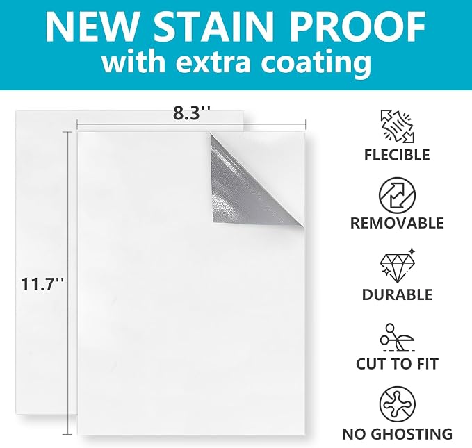 Dry Erase Board Sticker- Whiteboard Stickers-8.3''x11.7'' Removable Dry Erase - Image 2