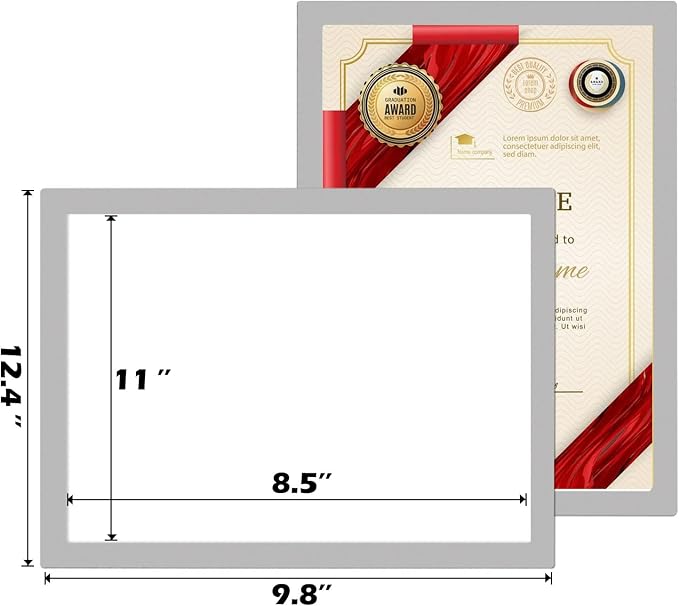 12-Pack Magnetic Sign Holder, 8.5×11 Sliver Magnetic Paper Holder | Reusable - Image 7