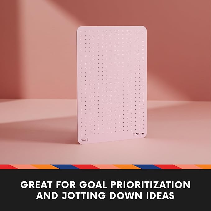 Notsu Dotted Colored Note Cards 3x5 inch, 40 ct | Bullet Dot Grid Vertical - Image 5
