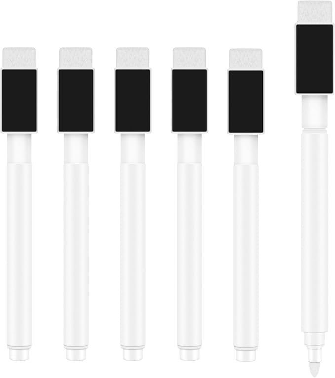 5 Pcs White Dry Erase Markers Magnetic Dry Erase Marker by Beautifultracy