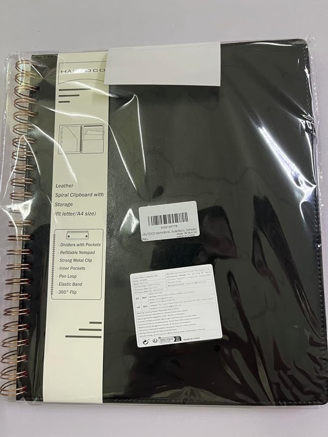 HAUTOCO Spiral Leather Clipboard Folio - Image 8