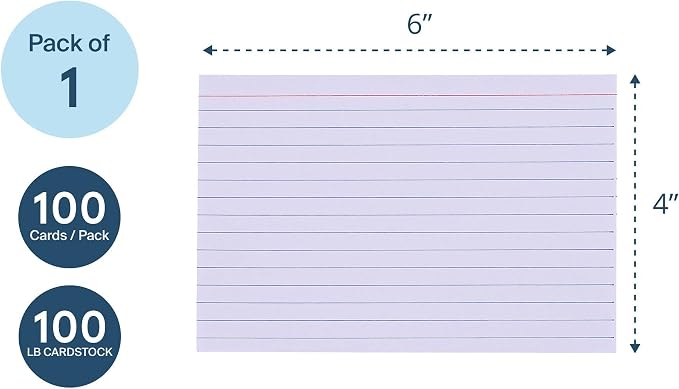 Roaring Spring Recycled Index Cards 4"x6", Smooth 100# White Recycled Index - Image 3