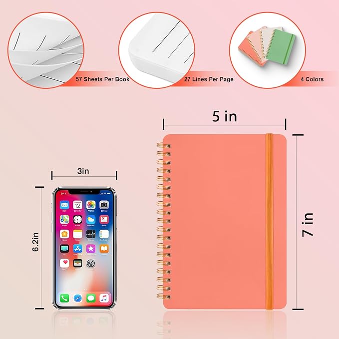 12 PCS Spiral Notebook, Spiral Journal Notebook, Notebooks - Image 2