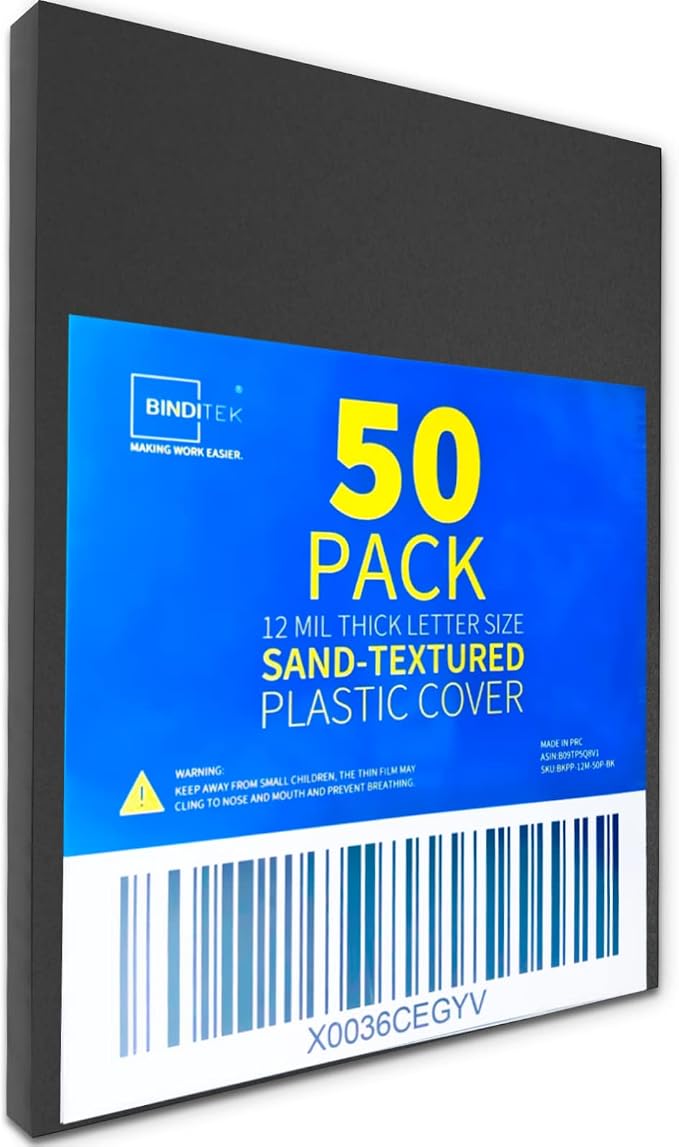 Binditek 50 Pack 12 Mil Sand-Textured Polycover by Binditek