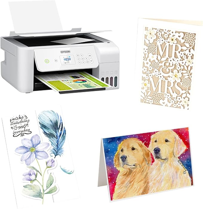 100 Pieces 5" x 7" White Cardstock, Heavyweight Cardstock Sheets Blank - Image 3