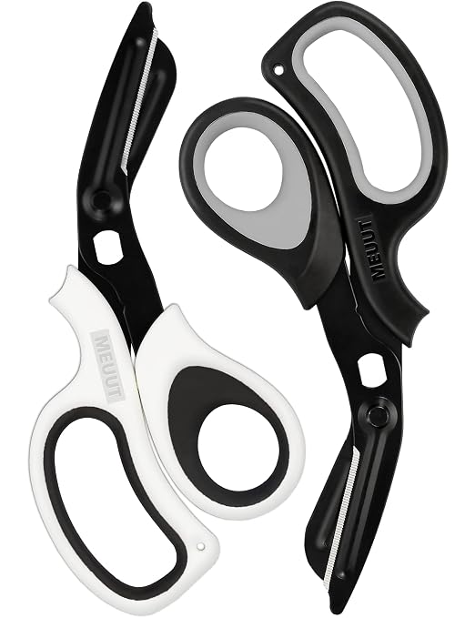 MEUUT 2 Pack Trauma Shears Patented Bandage Scissors by MEUUT