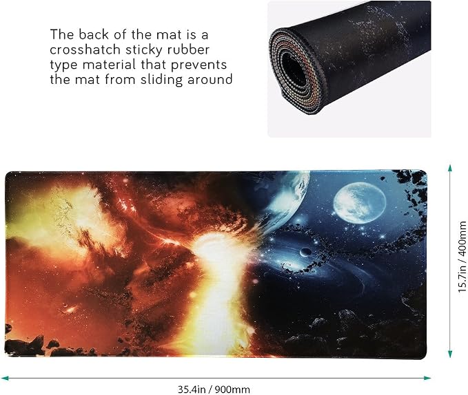 XXL Professional Large Mouse Pad & Computer Game Mouse Mat - Image 2