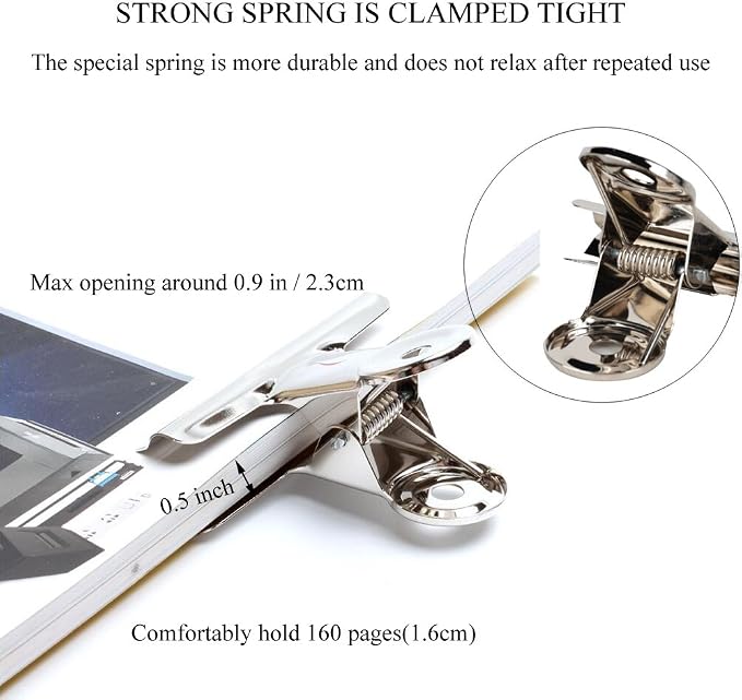 Coideal Silver Metal Hinge Clips - Image 5