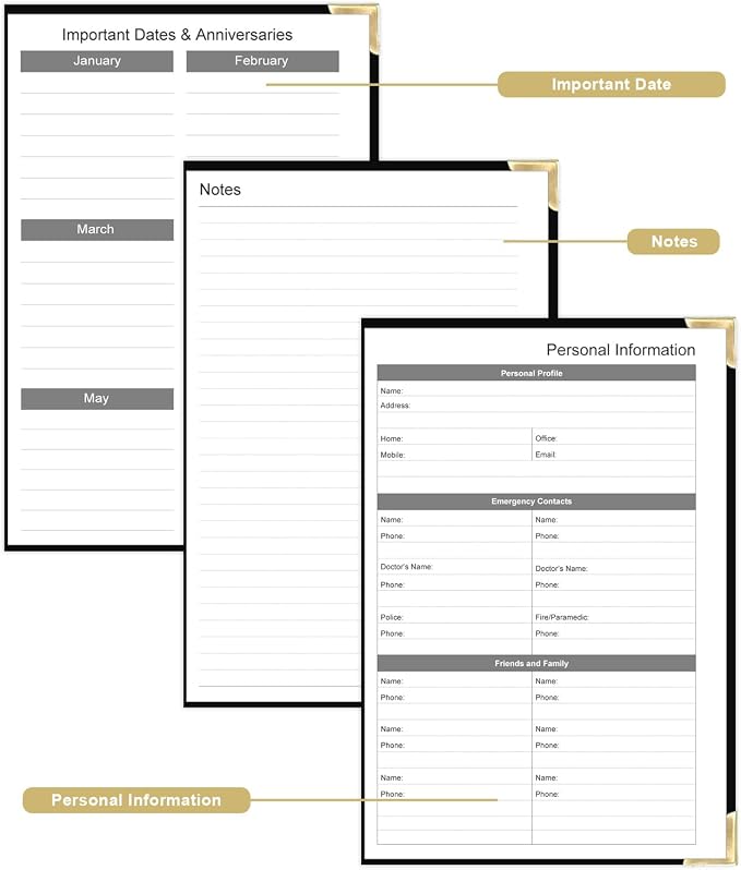 Undated Daily Planner 5.8"x8.5" - Image 5
