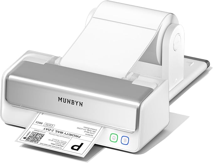 MUNBYN Replaceable Print-Head Bluetooth Thermal Label Printer by MUNBYN